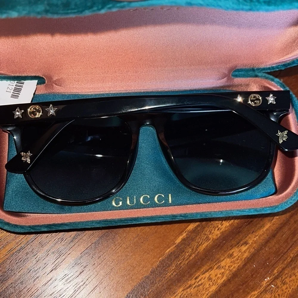 GUCCI 57mm Square Sunglasses